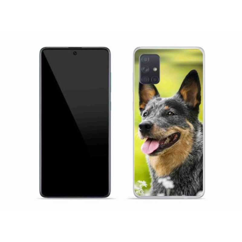 Gélový kryt mmCase na mobil Samsung Galaxy A51 - austrálsky dobytkársky pes