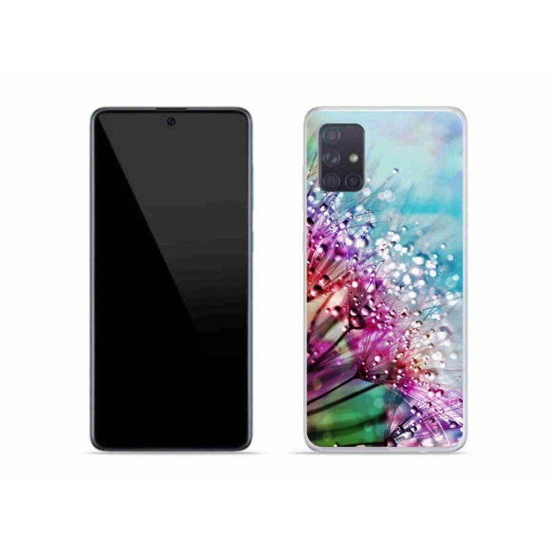 Gélový kryt mmCase na mobil Samsung Galaxy A51 - farebné kvety