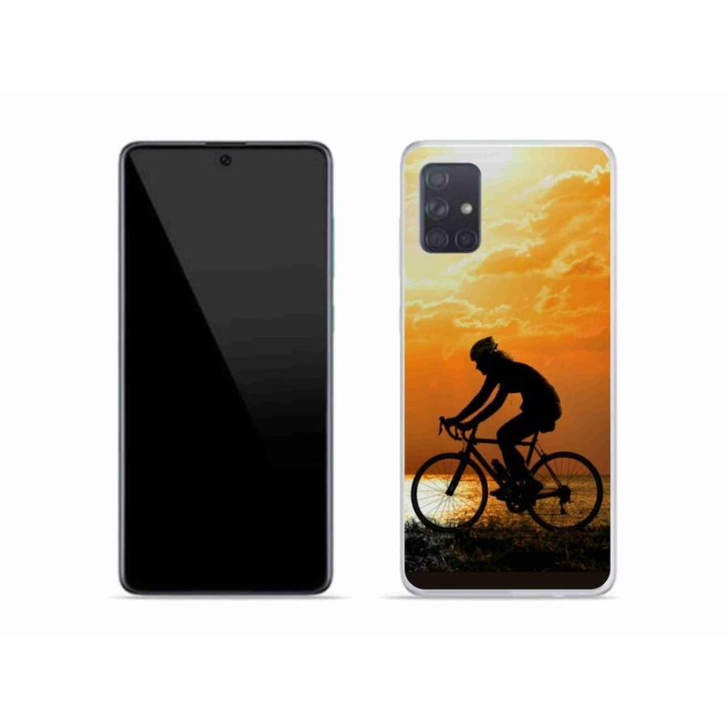 Gélový kryt mmCase na mobil Samsung Galaxy A51 - cyklovýlety