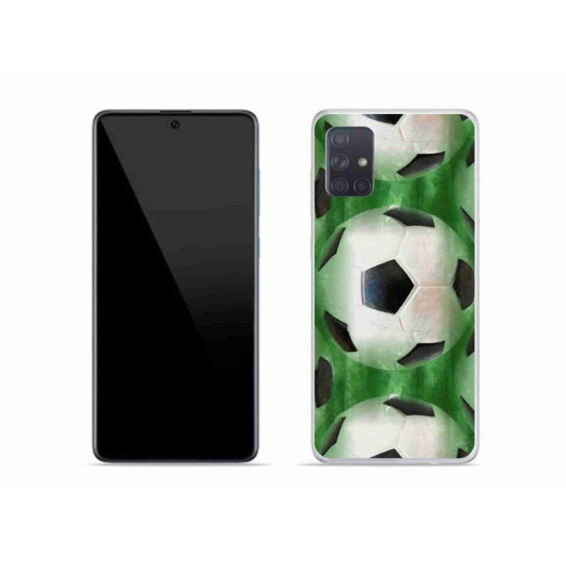 Gélový kryt mmCase na mobil Samsung Galaxy A51 - futbalová lopta