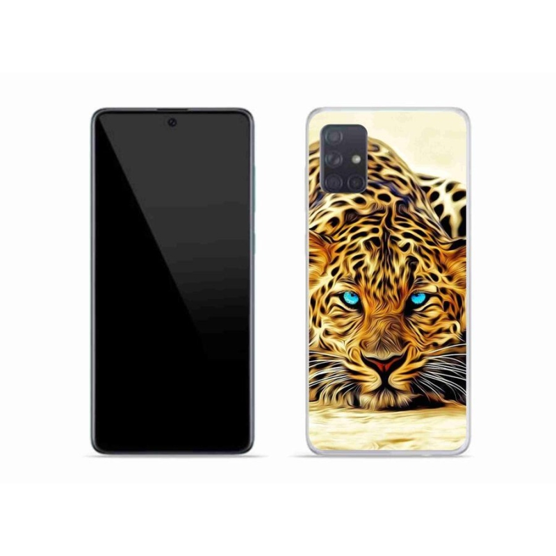 Gélový kryt mmCase na mobil Samsung Galaxy A51 - kreslený tiger