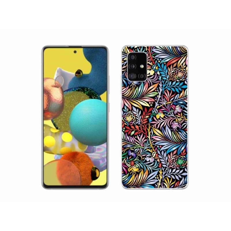 Gélový kryt mmCase na mobil Samsung Galaxy A51 - kvety 5