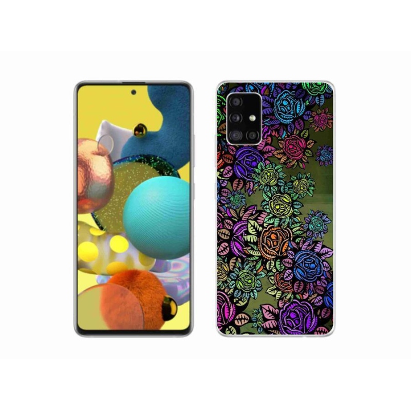 Gélový kryt mmCase na mobil Samsung Galaxy A51 - kvety 6