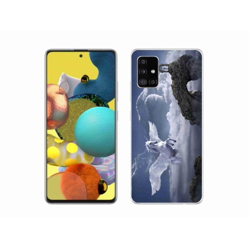 Gélový kryt mmCase na mobil Samsung Galaxy A51 - pegas