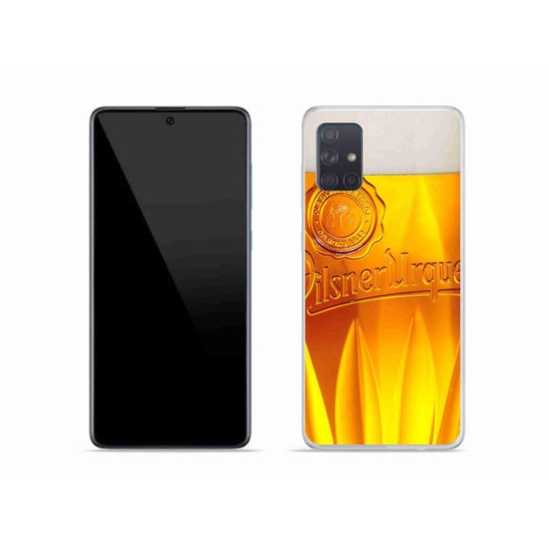 Gélový kryt mmCase na mobil Samsung Galaxy A51 - pivo