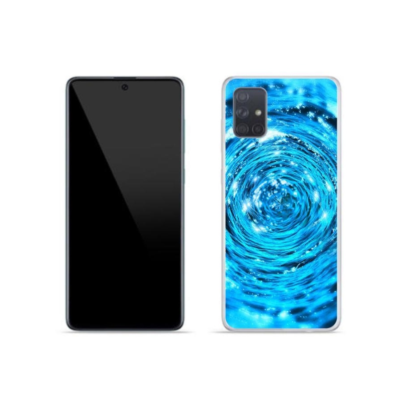 Gélový kryt mmCase na mobil Samsung Galaxy A51 - vodný vír