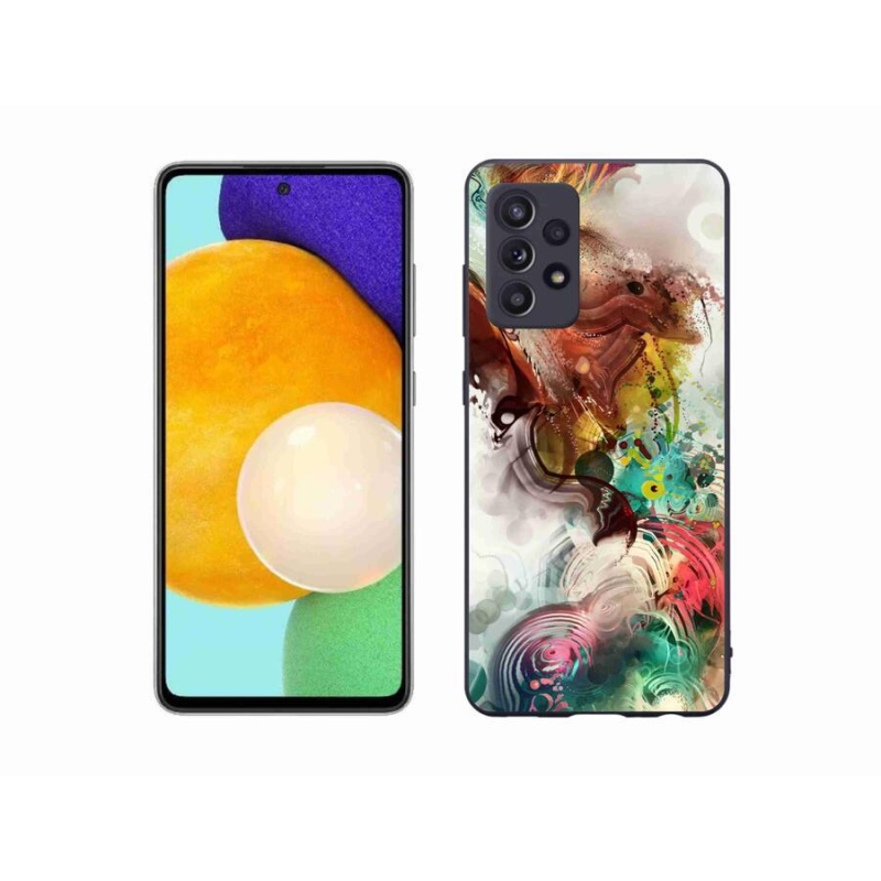 Gélový kryt mmCase na mobil Samsung Galaxy A52 / A52 5G - abstrakt 1