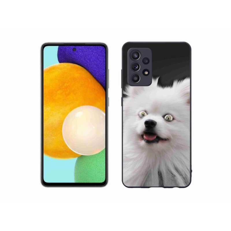 Gélový kryt mmCase na mobil Samsung Galaxy A52/A52 5G - biely špic