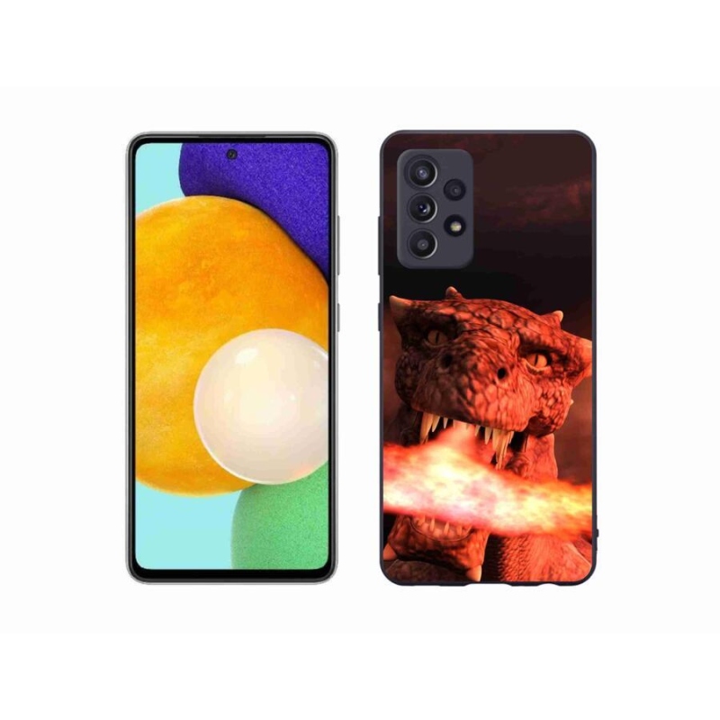 Gélový kryt mmCase na mobil Samsung Galaxy A52/A52 5G - drak