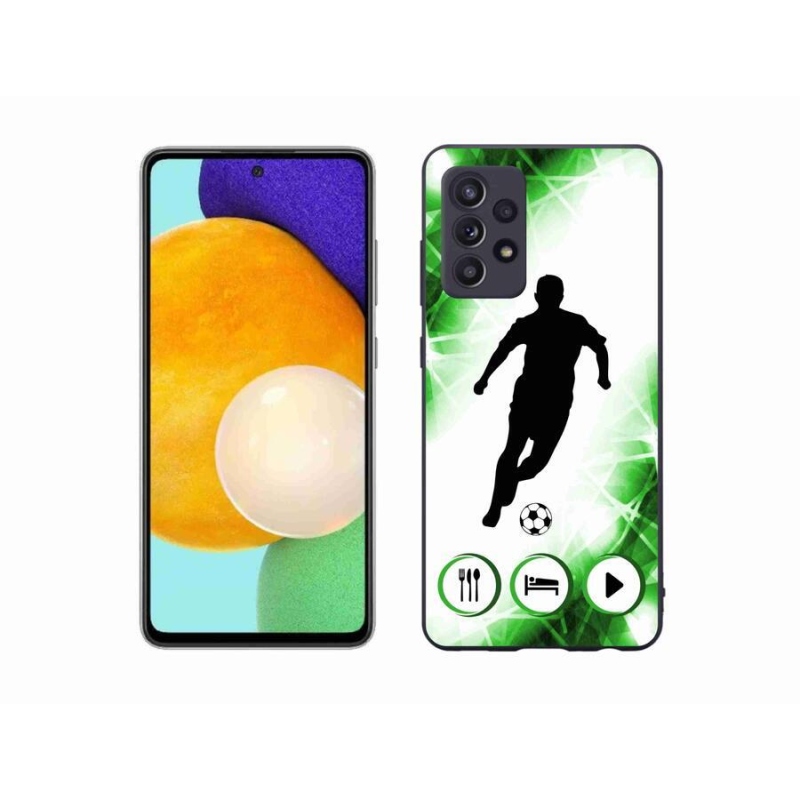 Gélový kryt mmCase na mobil Samsung Galaxy A52 / A52 5G - futbalista