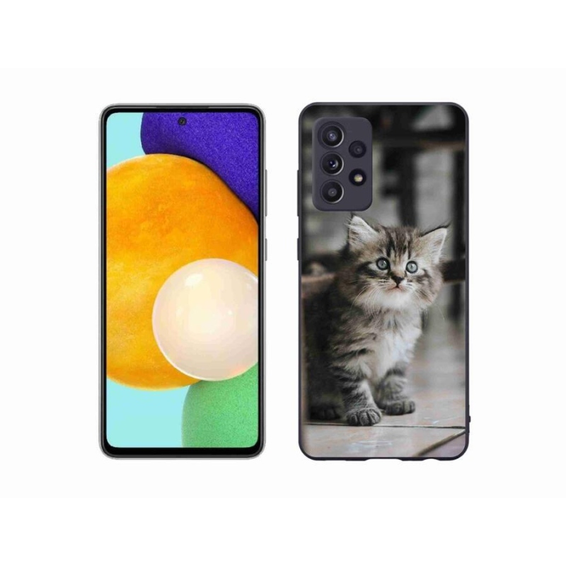 Gélový kryt mmCase na mobil Samsung Galaxy A52/A52 5G - mačiatko