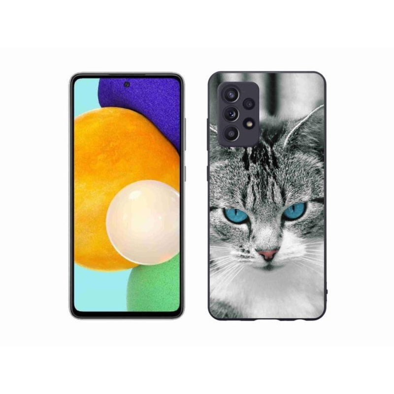 Gélový kryt mmCase na mobil Samsung Galaxy A52/A52 5G - mačacie pohľad 1