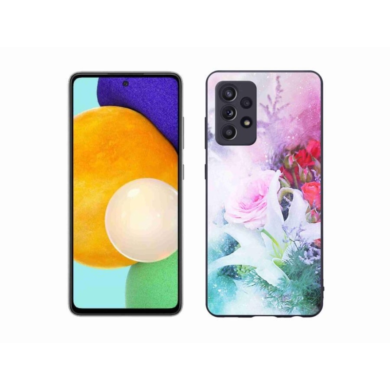Gélový kryt mmCase na mobil Samsung Galaxy A52/A52 5G - kvety 4