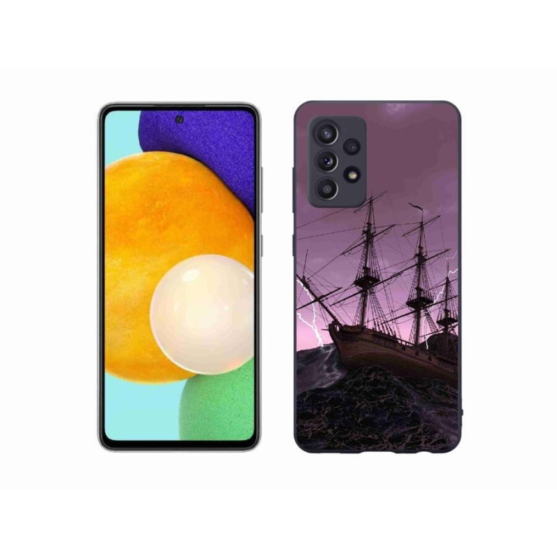 Gélový kryt mmCase na mobil Samsung Galaxy A52/A52 5G - loď v búrke