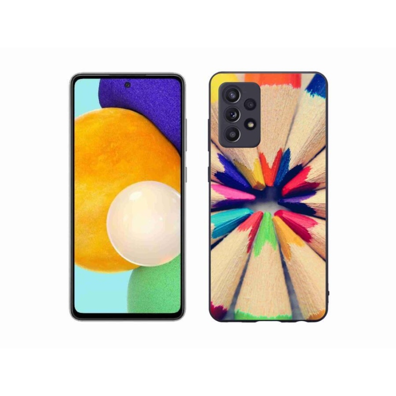 Gélový kryt mmCase na mobil Samsung Galaxy A52 / A52 5G - pastelky