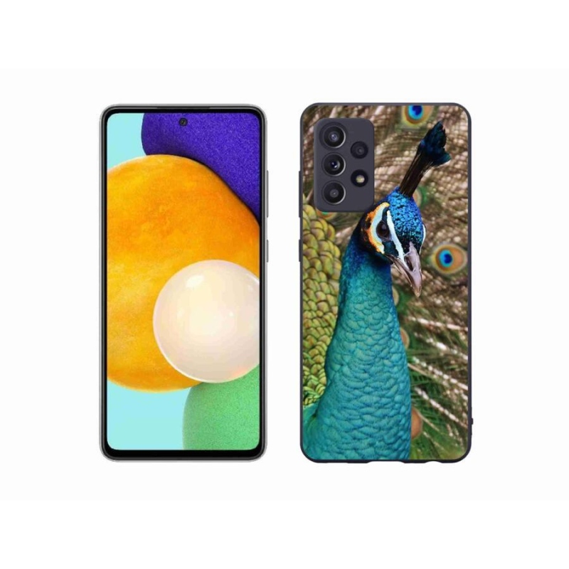 Gélový kryt mmCase na mobil Samsung Galaxy A52 / A52 5G - páv