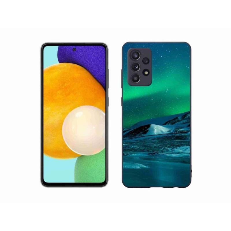Gélový kryt mmCase na mobil Samsung Galaxy A52 / A52 5G - polárna žiara