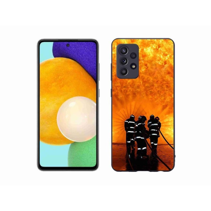 Gélový kryt mmCase na mobil Samsung Galaxy A52 / A52 5G - požiar