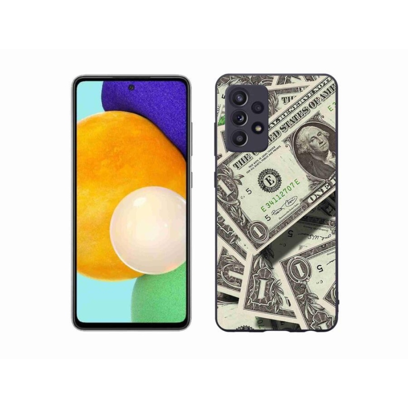 Gélový kryt mmCase na mobil Samsung Galaxy A52s 5G - americký dolár