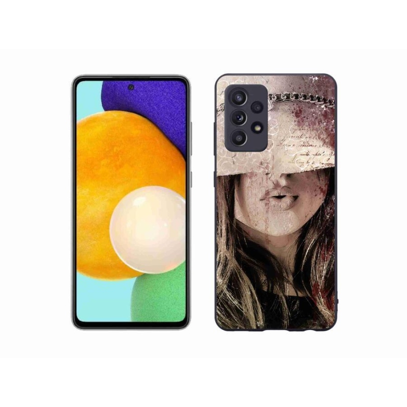 Gélový kryt mmCase na mobil Samsung Galaxy A52s 5G - dievča