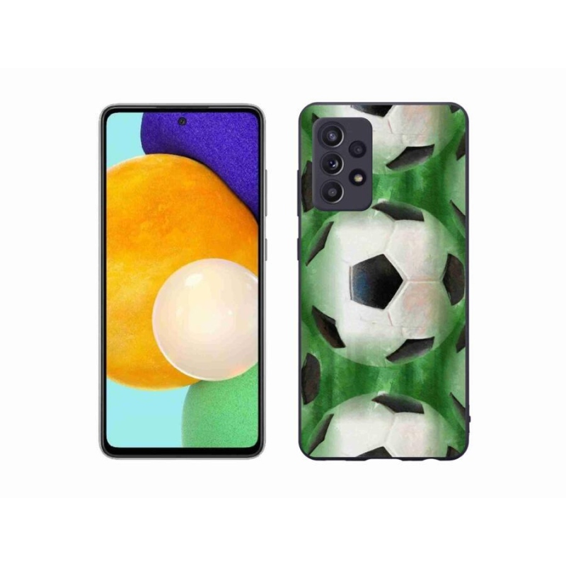 Gélový kryt mmCase na mobil Samsung Galaxy A52s 5G - futbalová lopta