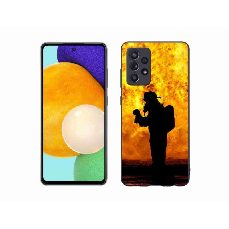 Gélový kryt mmCase na mobil Samsung Galaxy A52s 5G - hasič