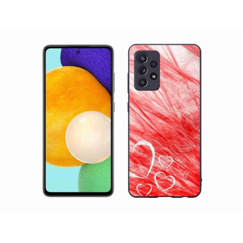 Gélový kryt mmCase na mobil Samsung Galaxy A52s 5G - heart