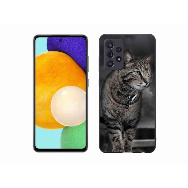 Gélový kryt mmCase na mobil Samsung Galaxy A52s 5G - mačka