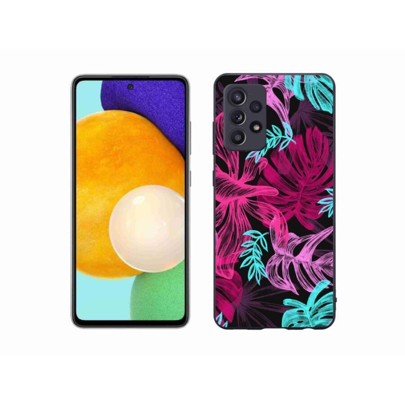 Gélový kryt mmCase na mobil Samsung Galaxy A52s 5G - kvety 1