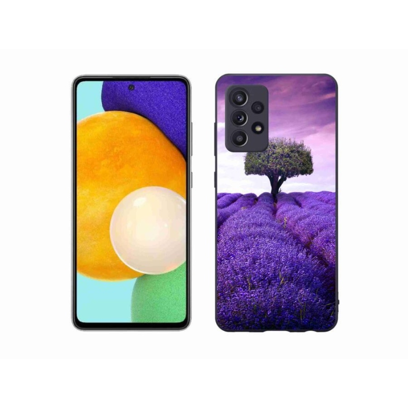 Gélový kryt mmCase na mobil Samsung Galaxy A52s 5G - levanduľová lúka