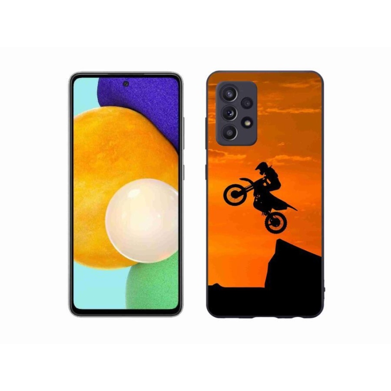 Gélový kryt mmCase na mobil Samsung Galaxy A52s 5G - motocross