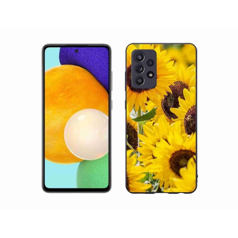 Gélový kryt mmCase na mobil Samsung Galaxy A52s 5G - slnečnica