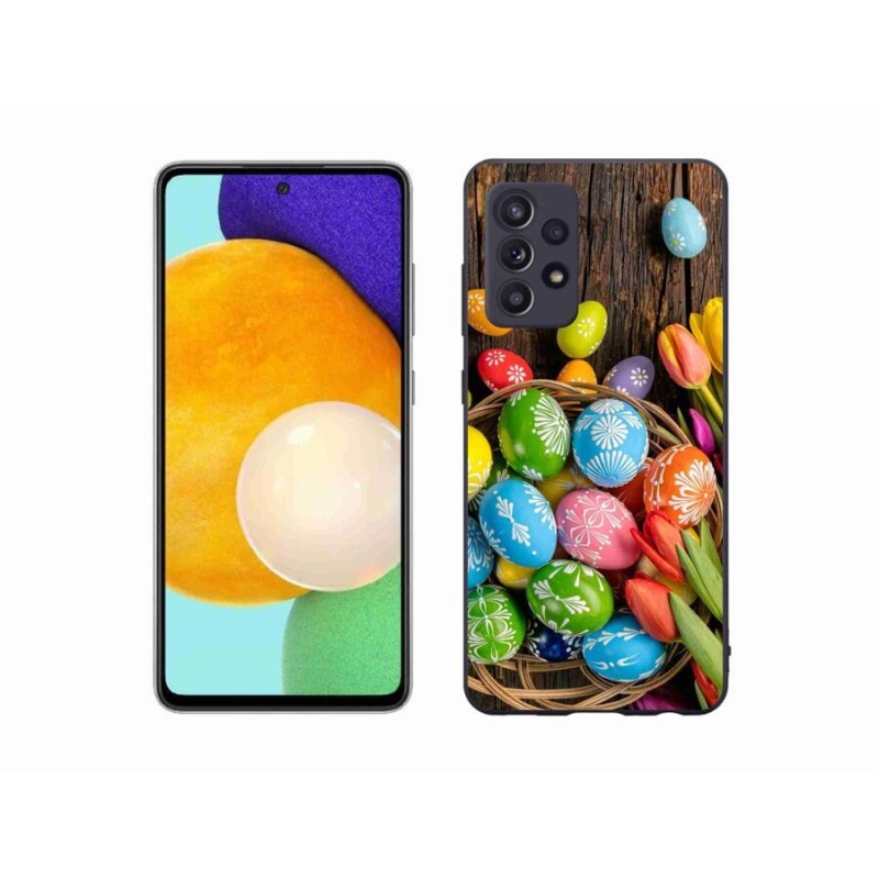 Gélový kryt mmCase na mobil Samsung Galaxy A52s 5G - veľkonočné vajíčka