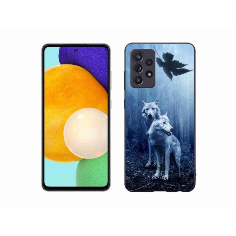 Gélový kryt mmCase na mobil Samsung Galaxy A52s 5G - vlci v lese