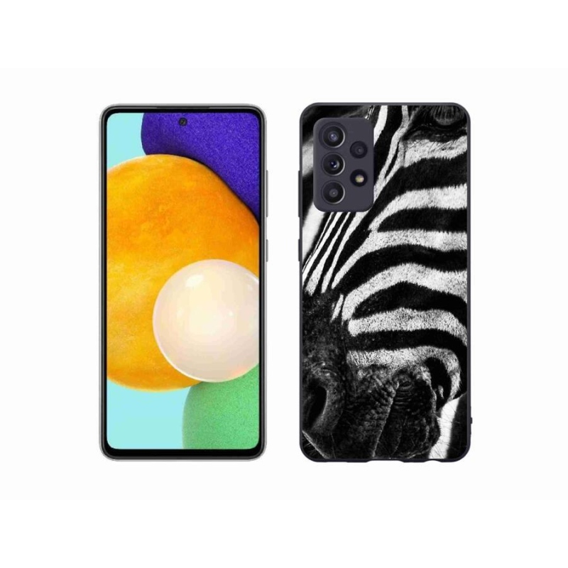 Gélový kryt mmCase na mobil Samsung Galaxy A52s 5G - zebra