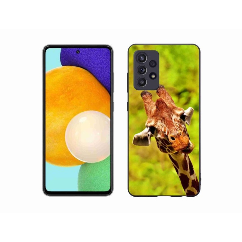 Gélový kryt mmCase na mobil Samsung Galaxy A52s 5G - žirafa