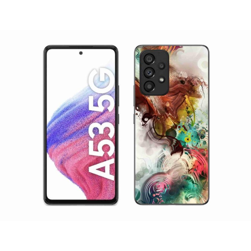 Gélový kryt mmCase na mobil Samsung Galaxy A53 5G - abstrakt 1