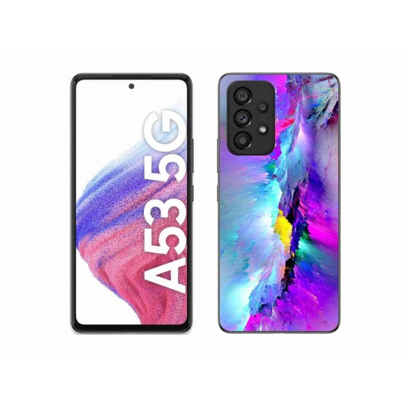 Gélový kryt mmCase na mobil Samsung Galaxy A53 5G - abstrakt