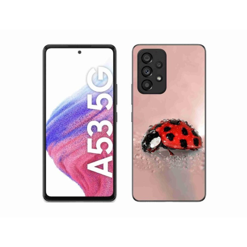 Gélový kryt mmCase na mobil Samsung Galaxy A53 5G - lienka