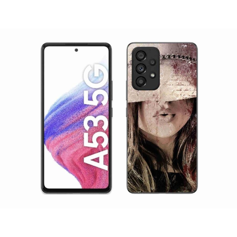 Gélový kryt mmCase na mobil Samsung Galaxy A53 5G - dievča