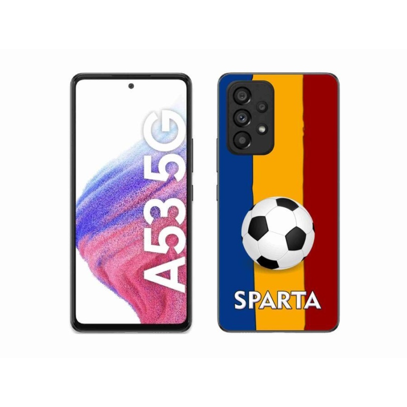 Gélový kryt mmCase na mobil Samsung Galaxy A53 5G - futbal 1