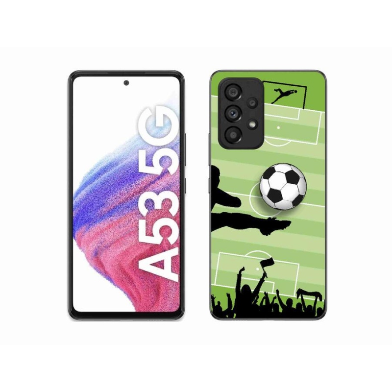 Gélový kryt mmCase na mobil Samsung Galaxy A53 5G - futbal 3