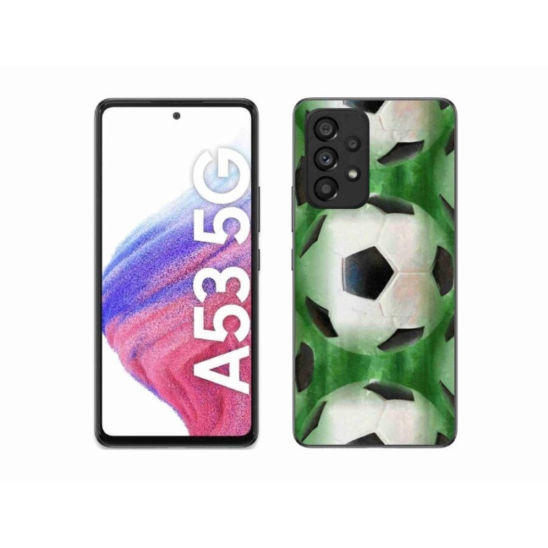 Gélový kryt mmCase na mobil Samsung Galaxy A53 5G - futbalová lopta