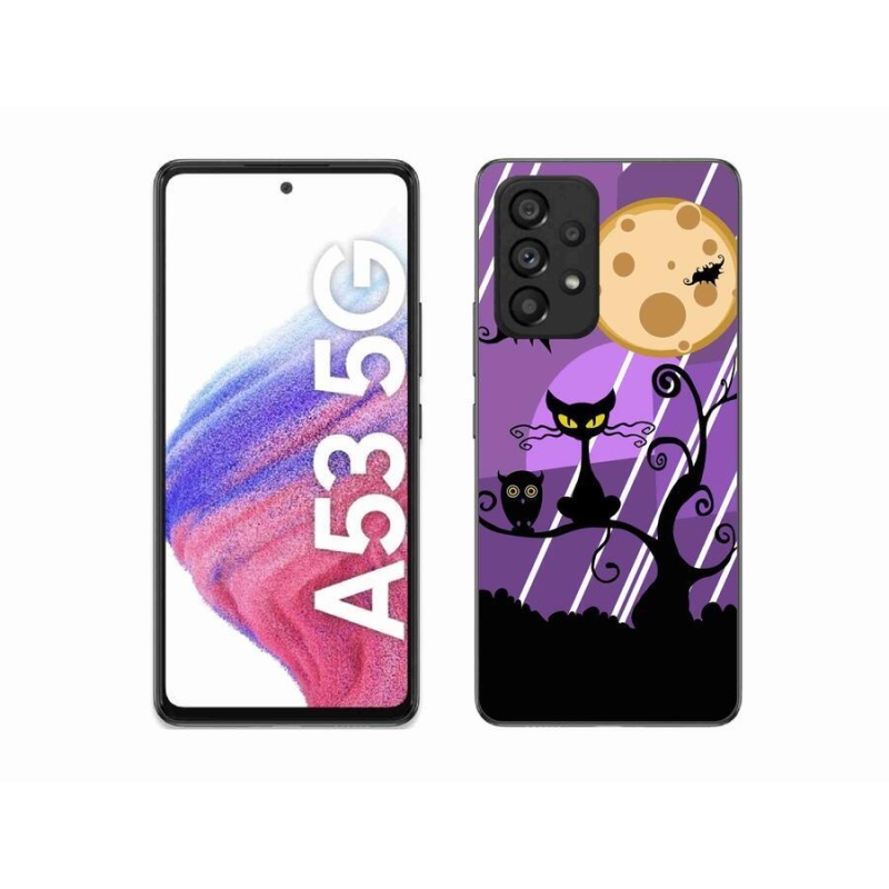 Gélový kryt mmCase na mobil Samsung Galaxy A53 5G - halloween