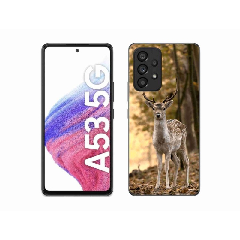 Gélový kryt mmCase na mobil Samsung Galaxy A53 5G - jeleň sika