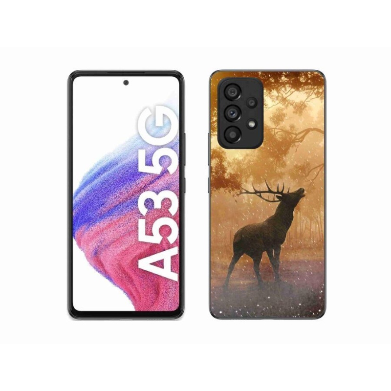 Gélový kryt mmCase na mobil Samsung Galaxy A53 5G - jeleň v ruji