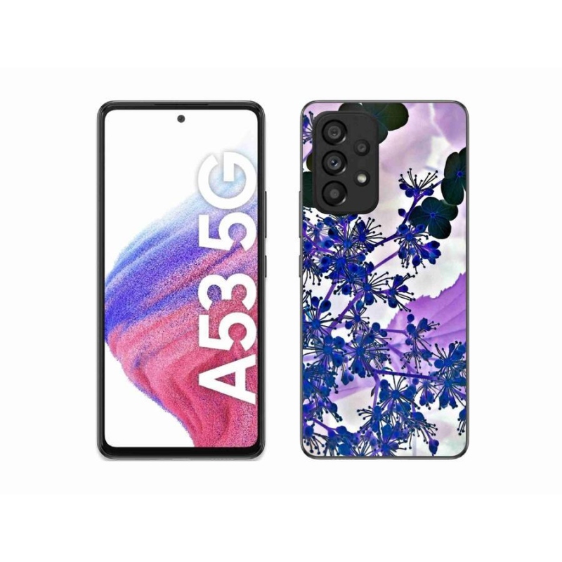 Gélový kryt mmCase na mobil Samsung Galaxy A53 5G - kvet hortenzie