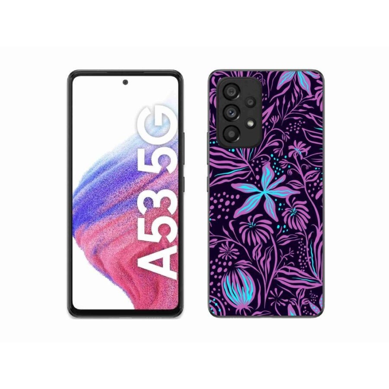 Gélový kryt mmCase na mobil Samsung Galaxy A53 5G - kvety 2