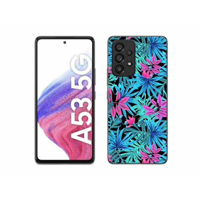 Gélový kryt mmCase na mobil Samsung Galaxy A53 5G - kvety 3