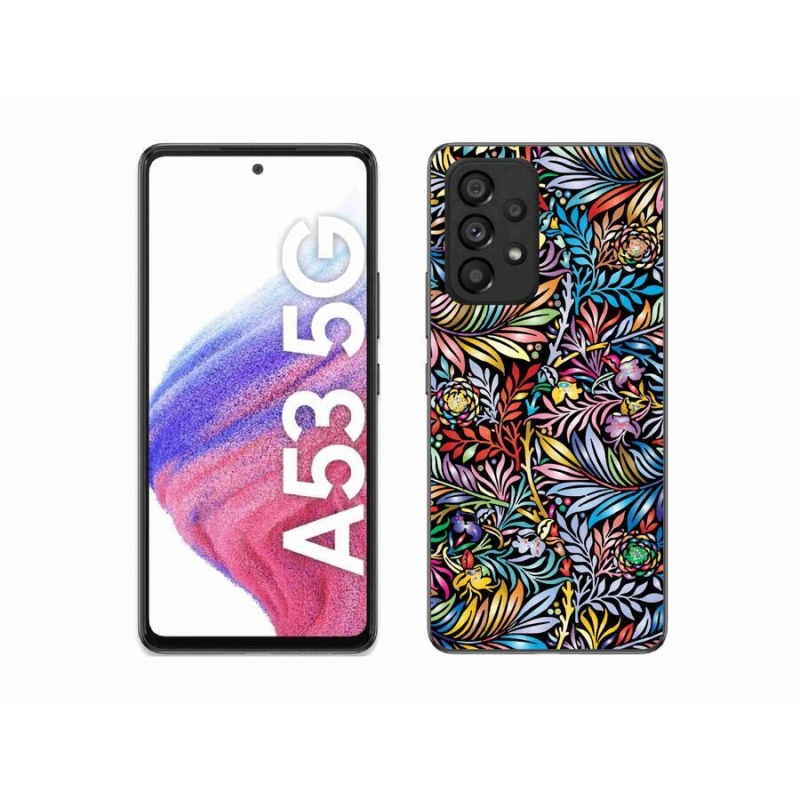 Gélový kryt mmCase na mobil Samsung Galaxy A53 5G - kvety 5